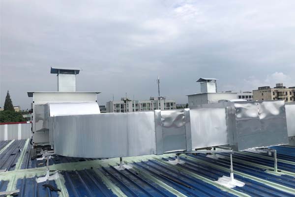 通風管道安裝現場